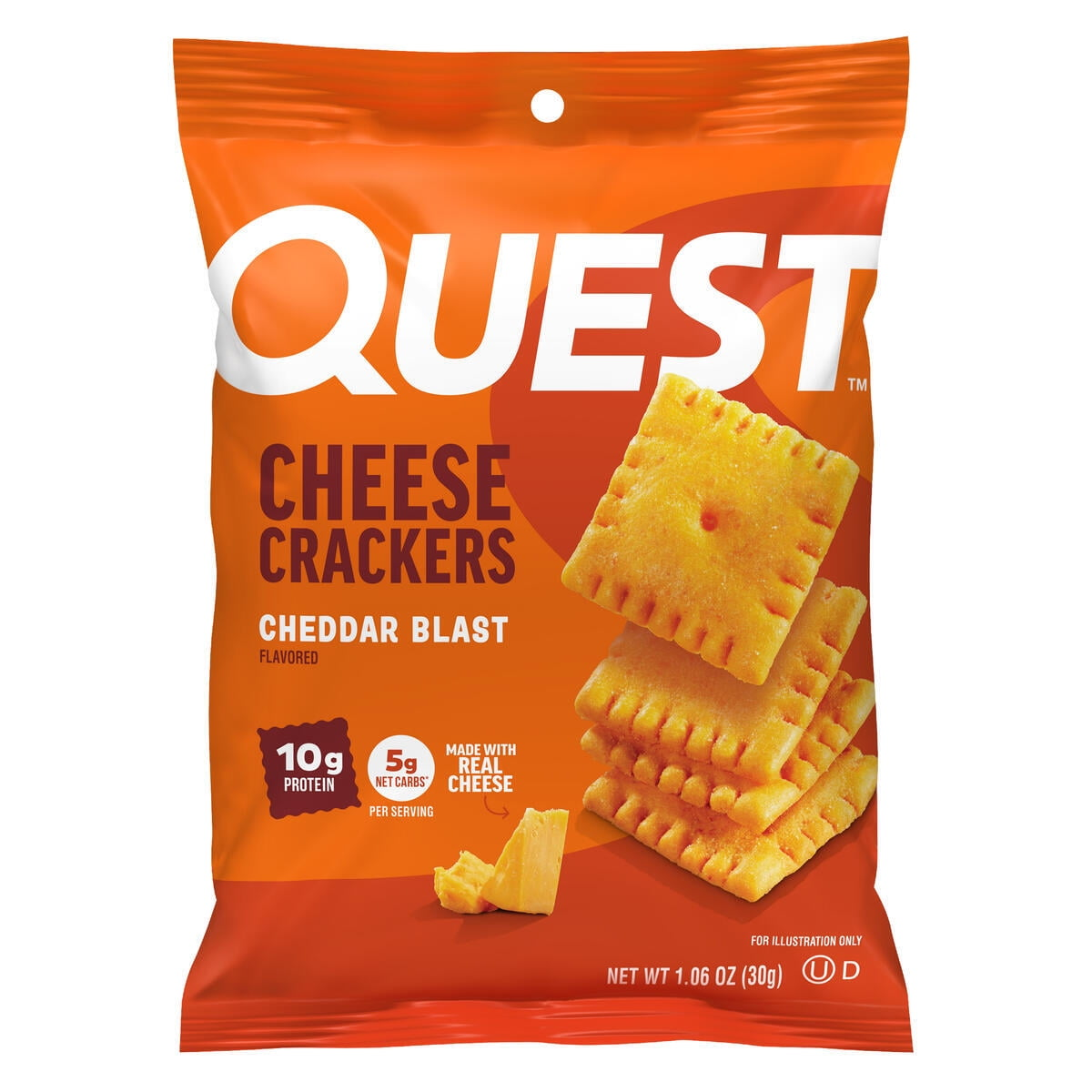 Quest Cheese Crackers - Cheddar Blast - 30g