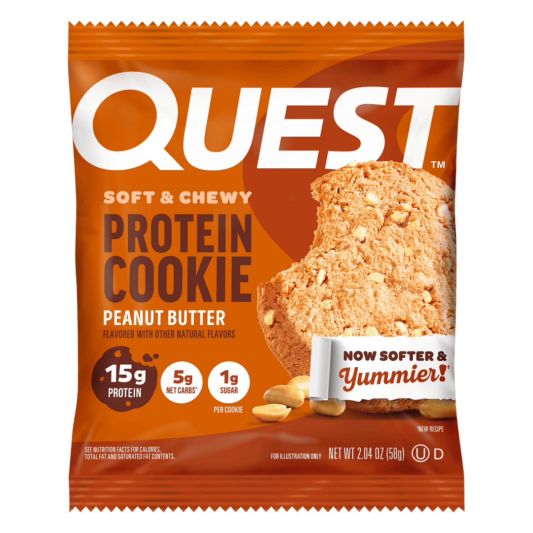 Quest - Soft & Chewy Protein Cookie - Peanut Butter - 1 Cookie