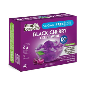 Simply Desserts - Sugar Free Jel Dessert - Black Cherry