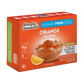 Simply Desserts - Sugar Free Jel Dessert - Orange