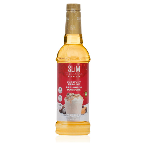 Slim Syrups - Sugar Free Syrup (Holiday Edition) - Chestnut Praline - 750ml Bottle