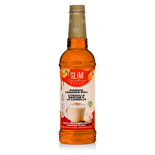 Slim Syrups - (Limited Edition) Sugar Free Syrup - Pumpkin Cinnamon Roll - 750ml Bottle
