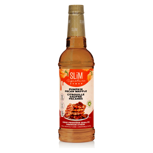 Slim Syrups - (Limited Edition) Sugar Free Syrup - Pumpkin Pecan Waffle - 750ml Bottle