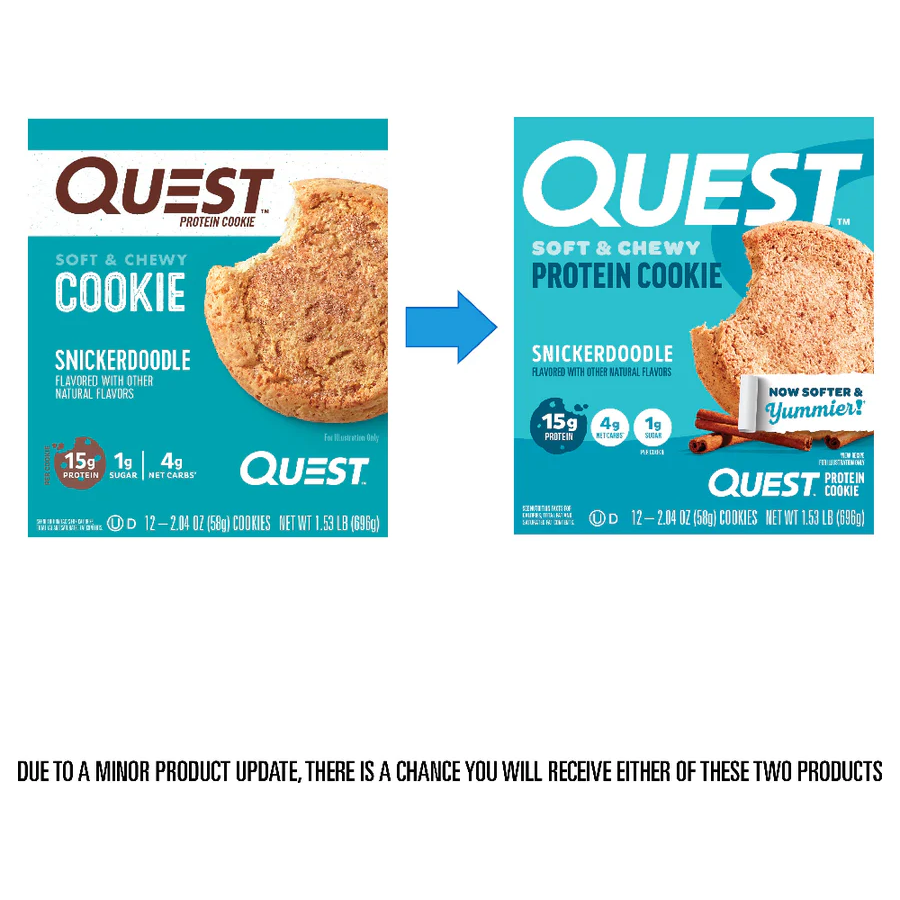 Quest - Soft & Chewy Protein Cookie - Snickerdoodle - 1 Cookie