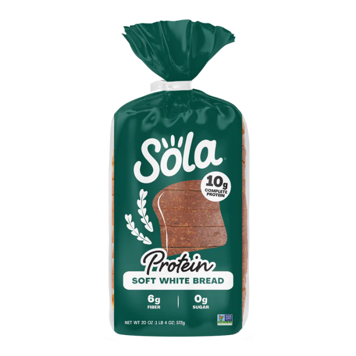 Sola - Protein Bread - Soft White - 20 oz bag