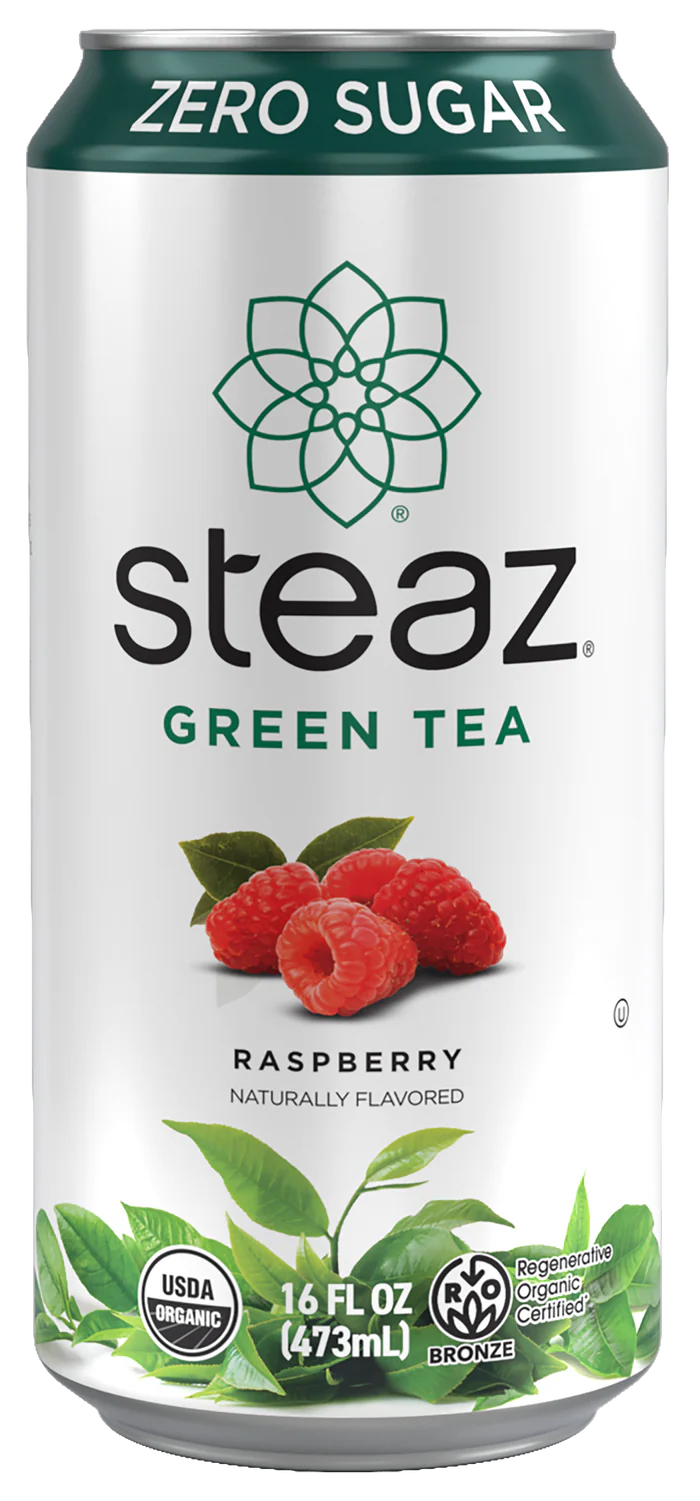 Steaz - Zero Calorie Iced Tea - Raspberry