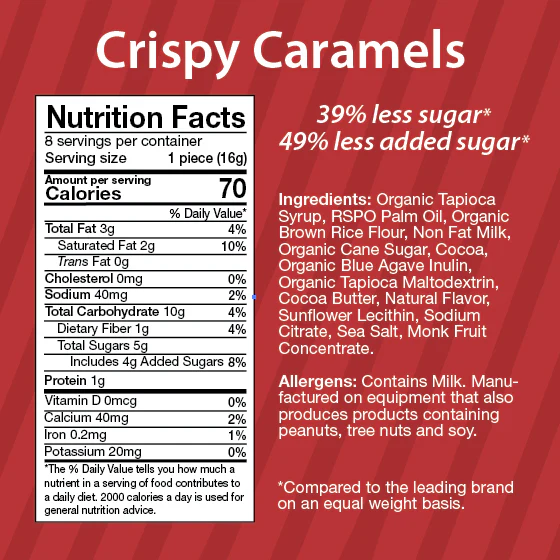 HealthSmart - Sweet Nothings - Crispy Caramels - 128g