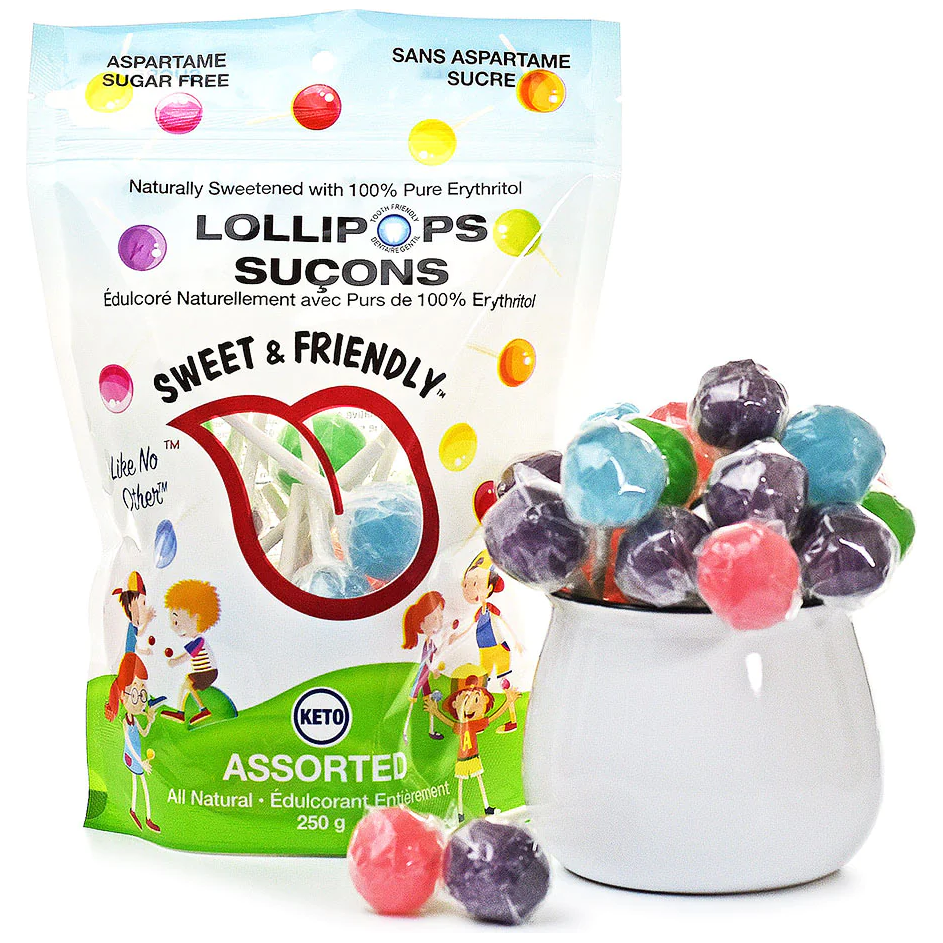 Sweet & Friendly - Lollipops - Assorted - 250g