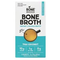 Bone Brewhouse - Instant Chicken Bone Broths - Thai Coconut - 5 Packets
