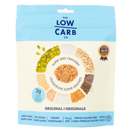 The Low Carb Co - Super Seed Keto Cracker - Original - 101g