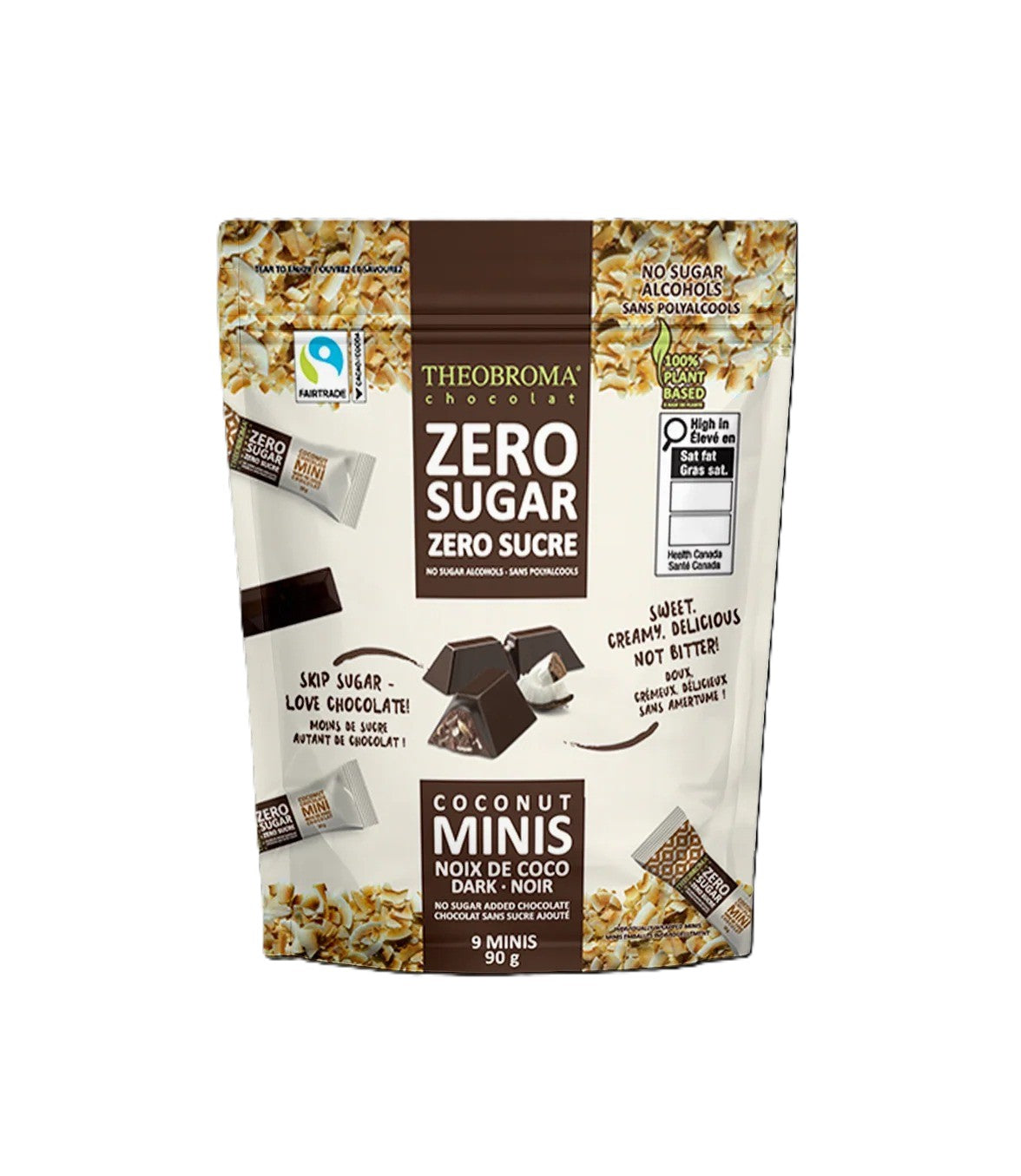 Theobroma - Mini noix de coco sans sucre - 90g