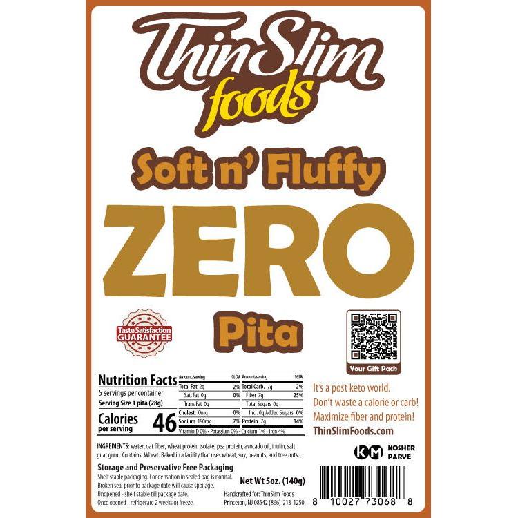 ThinSlim Foods - Soft n' Fluffy Zero - Pita