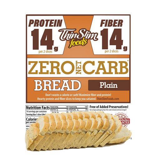 ThinSlim Foods - Zero Net Carb - Bread - Plain