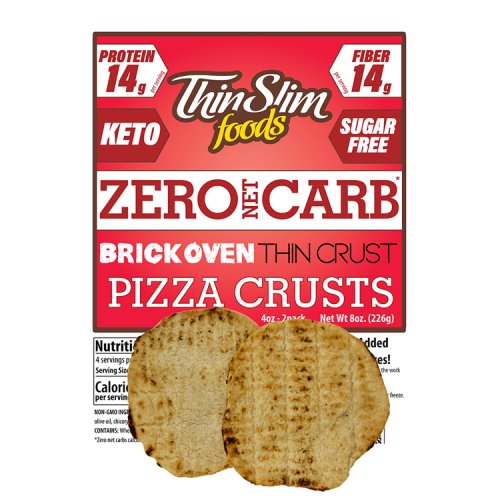 ThinSlim Foods - Zero Net Carb - Thin Pizza Crust - 4oz 2pack