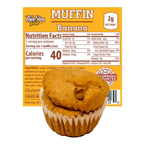ThinSlim Foods - Muffin - Banana