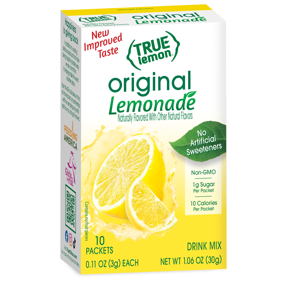 True Lemon - Lemonade Original - 10 count – Low Carb Canada