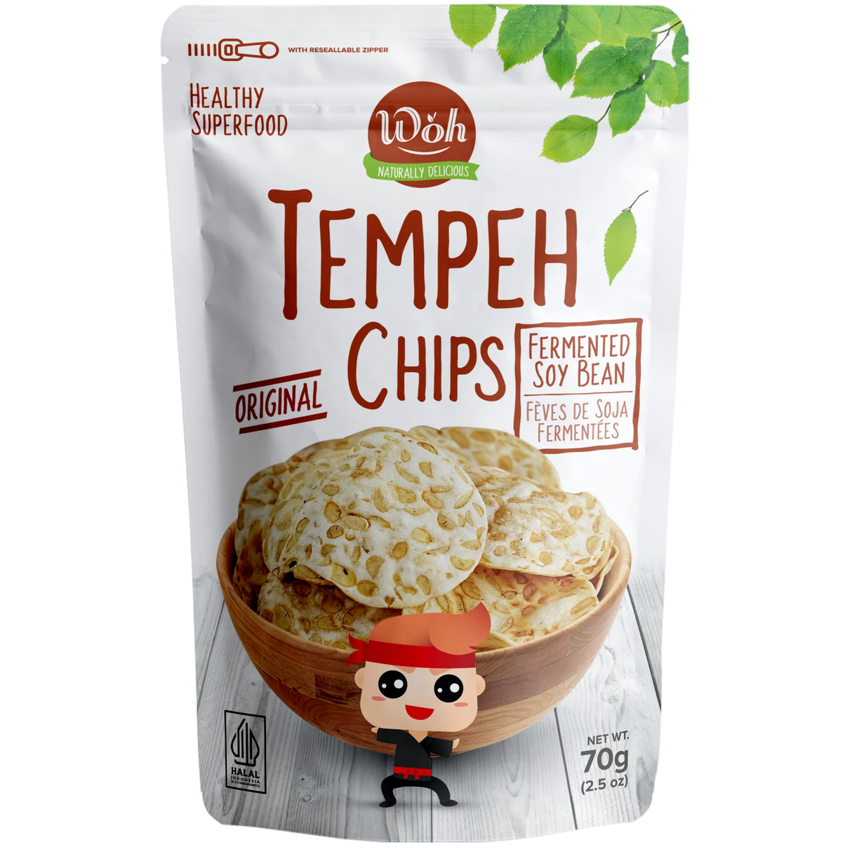 WOH - Tempeh Chips - Original - 70g