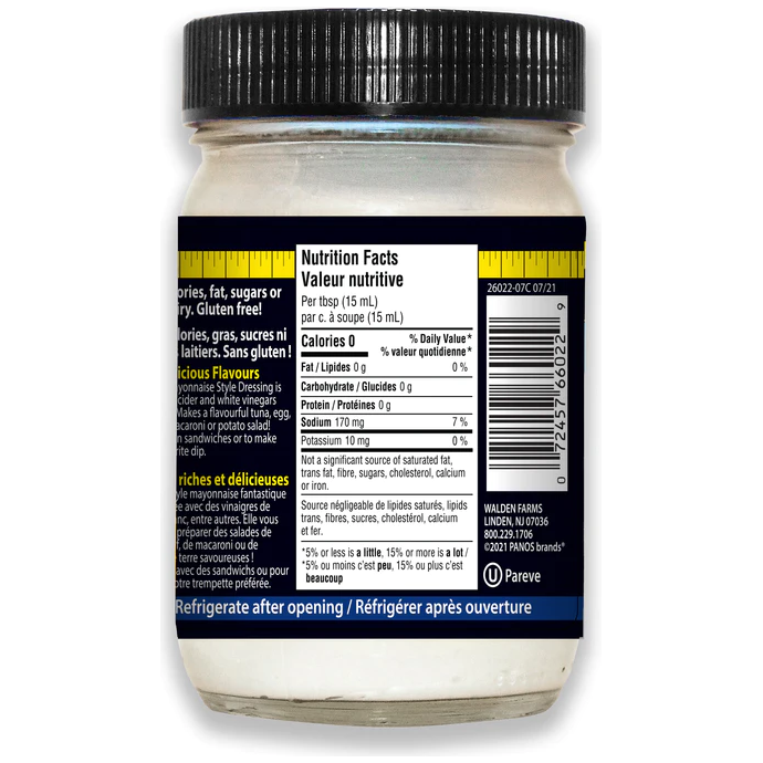 *Walden Farms - Mayo - Amazin Sweet & Tangy - 12 oz