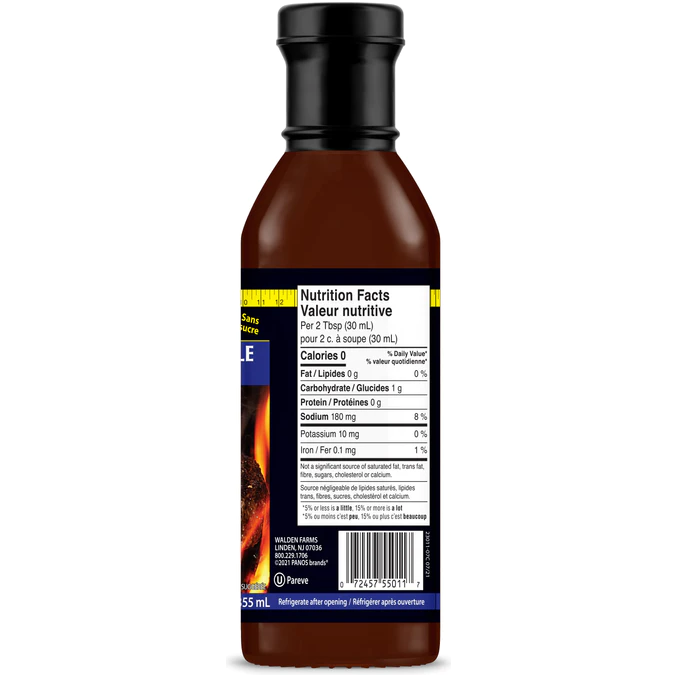 Walden Farms - BBQ Sauce - Original - 12 oz