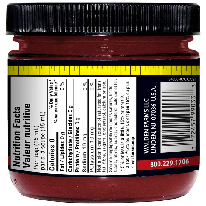 Walden Farms - Spread - Raspberry - 12 oz