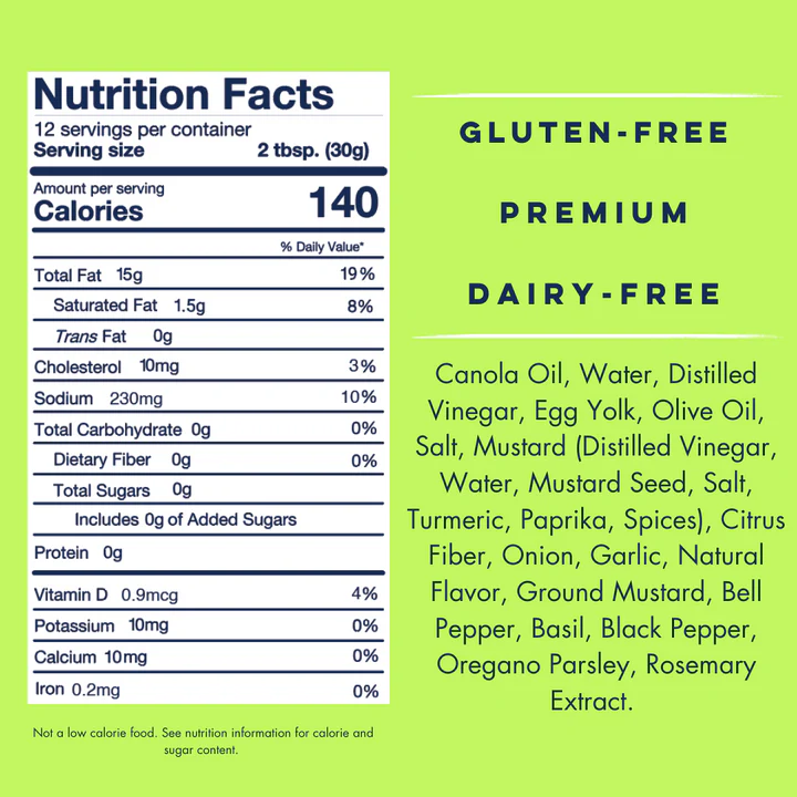 Yo Mama's Foods - Dressing & Dip - Italian - 385ml