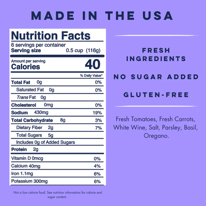 Yo Mama's Foods - Pasta Sauce - Sensitive Marinara - 710ml