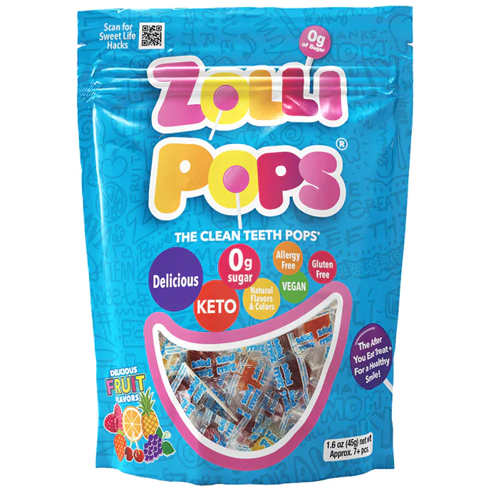Zolli - Zaffi Pops - Original Fruit Assorted - 1.6oz