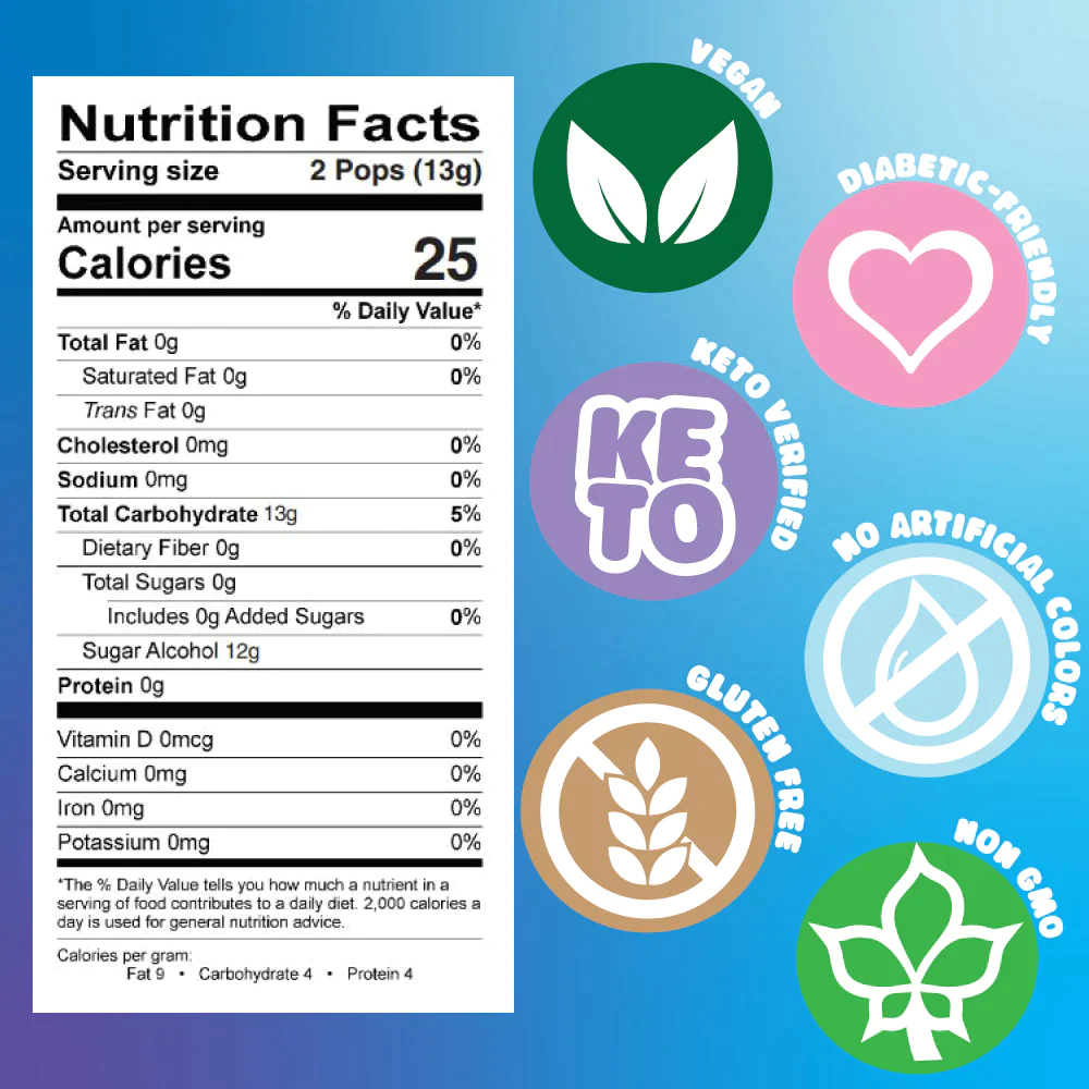 Zolli - Zaffi Pops - Original Fruit Assorted - 1.6oz