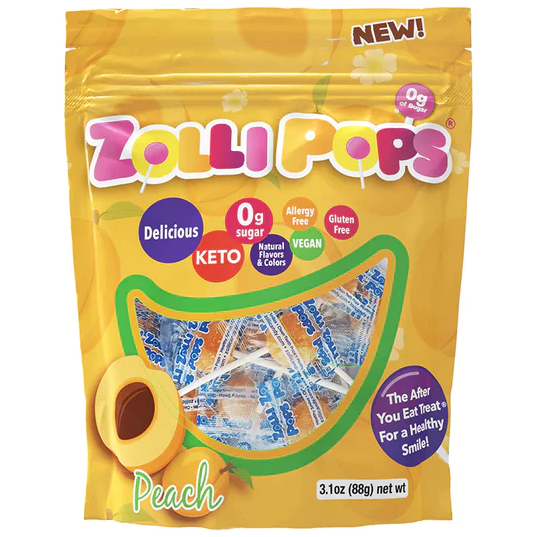 Zolli - Zaffi Pops - Peach - 3.1oz