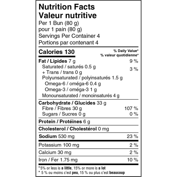 Carbonaut - Pains à Hamburger Sans Gluten - 320 g
