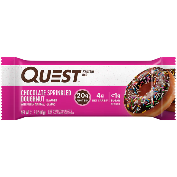 *Quest Bar - Chocolate Sprinkled Doughnut