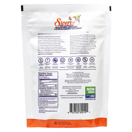 Swerve - The Ultimate Sugar Replacement - Granular - 12 oz