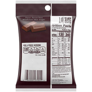 Hershey's - Zero Sugar Chocolates Candy- 3 oz Bag