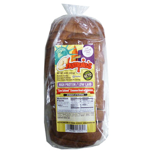 Chompies - Low Carb High Protein Bread - Cinnamon with Raisins - 16 oz bag
