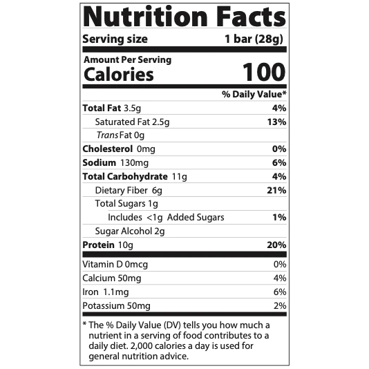 Genius Gourmet - Friandise protéinée croustillante - Vanilla Dream - 1 barre