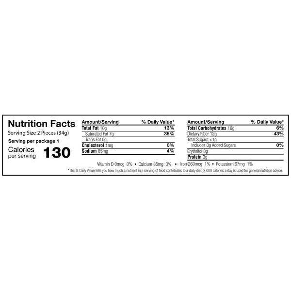 Keto Wise - Keto Fat Bombs - Peanut Caramel Nougat - 1 Bar