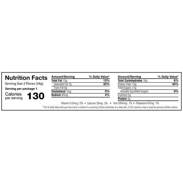 Keto Wise - Keto Fat Bombs - Nougat au caramel et aux arachides **16 barres**