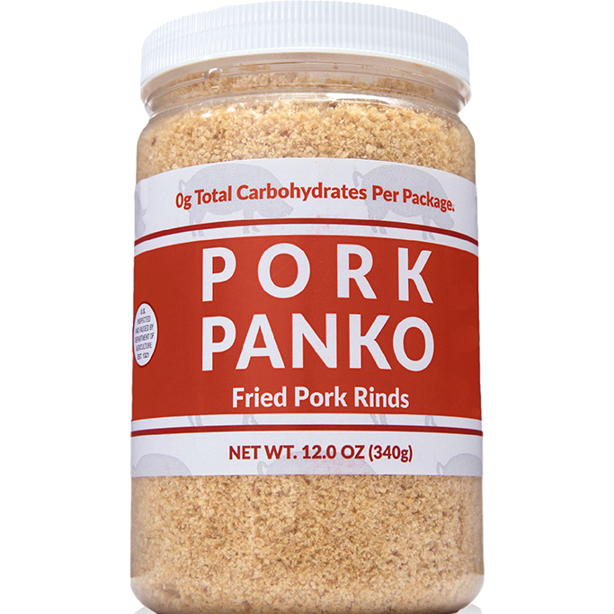 Pork Panko - The Breadless Alternative to Bread Crumbs - 12 oz jar