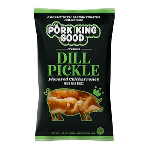 Pork King Good - Fried Pork Rinds - Dill Pickle - 1.75 oz bag