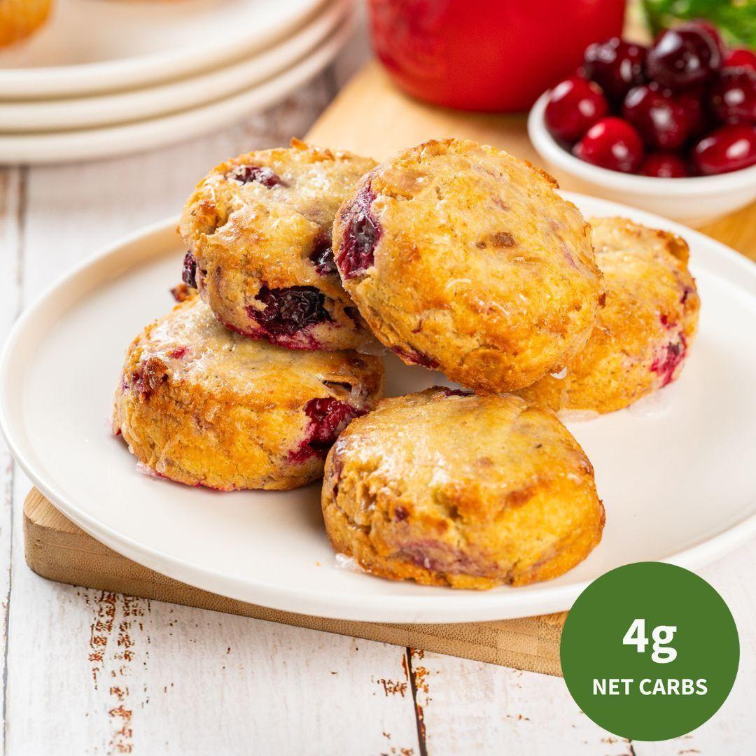 Ketolibriyum - Scone - Canneberge Amande 4 Pack
