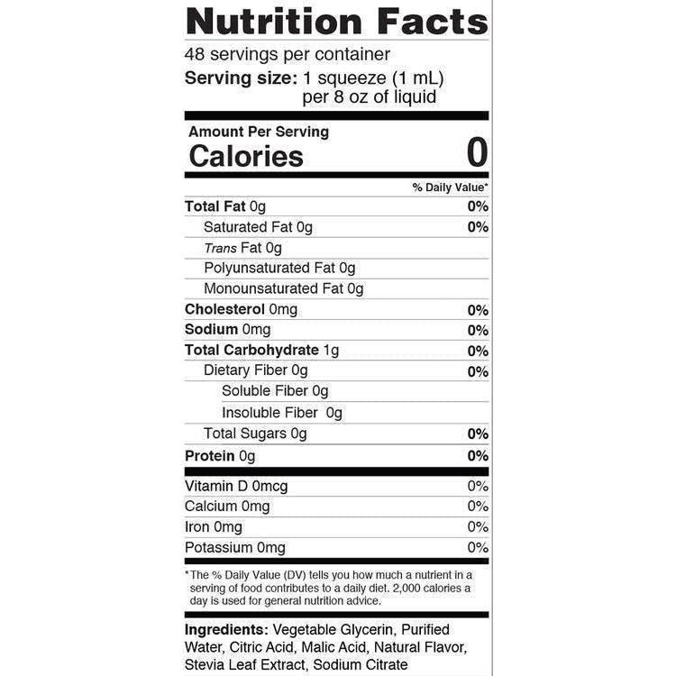 Gouttes d'eau SweetLeaf - Citron Lime - 1,62 oz