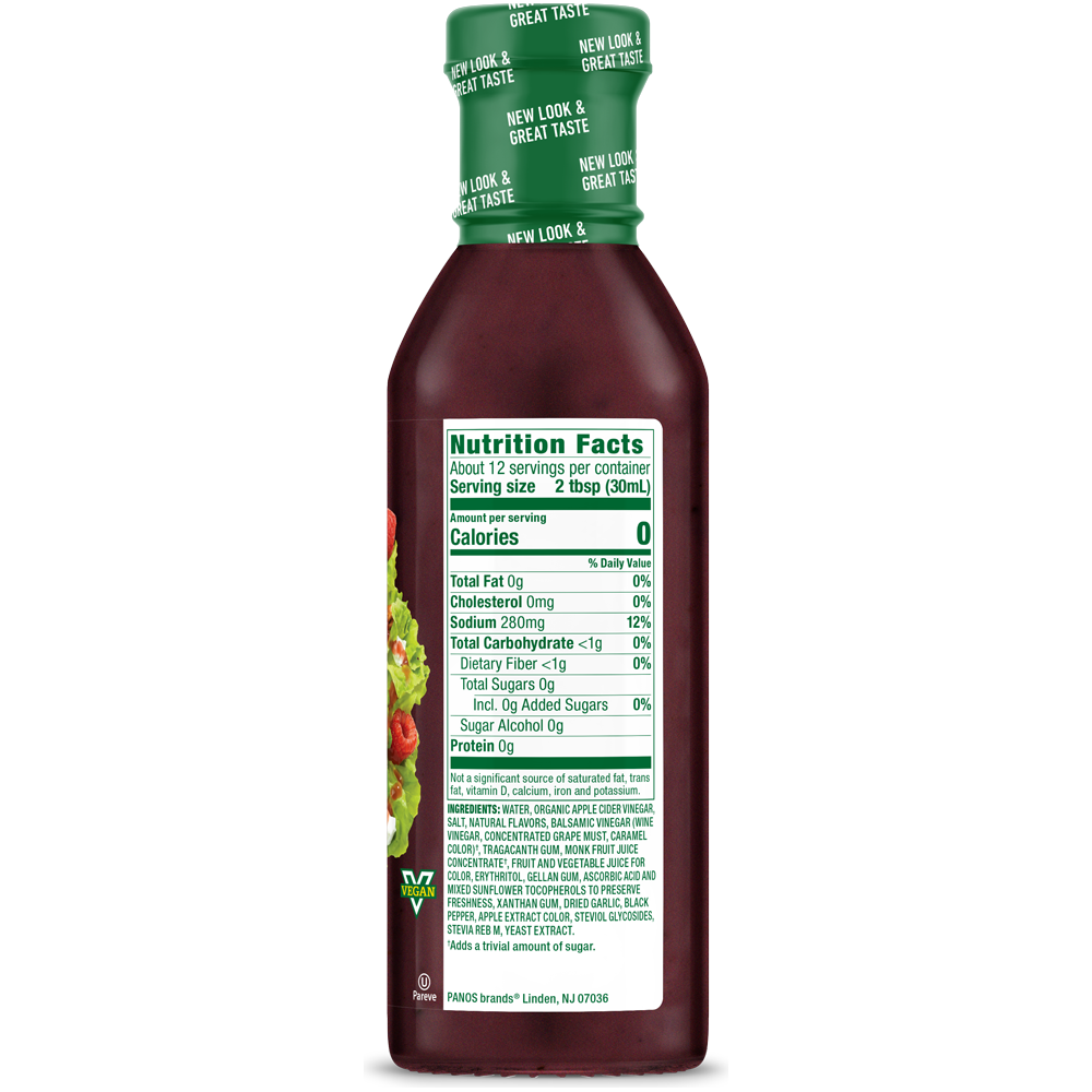 Walden Farms - Vinaigrette - Vinaigrette aux framboises - 12 oz