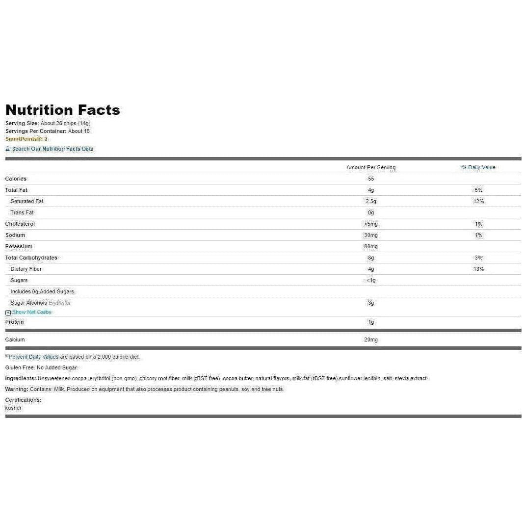 Lily's - Baking Chips - Chocolate Salted Caramel Flavor - 255 g