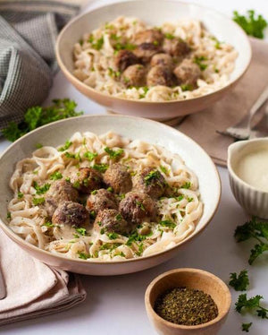 One Pan Swedish Meatballs