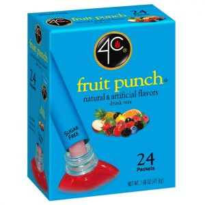 4C Fruit Punch Drink Mix - 24 Packets