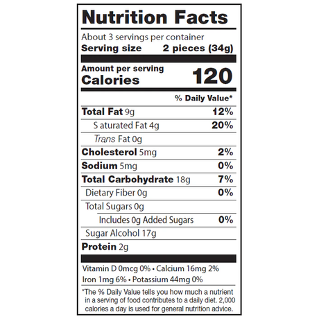 Asher's Chocolate - Sugar Free Candy - Milk Chocolate Pecan Caramel Patties - 4oz