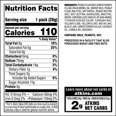 Atkins Endulge - Peanut Butter Candies - 5 Pack - 5 oz.