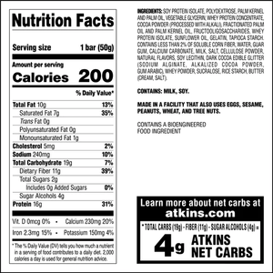 Atkins - Meal Bars - Creamy Cookie Crunch - 5 Bars