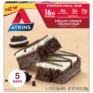 Atkins - Meal Bars - Creamy Cookie Crunch - 5 Bars