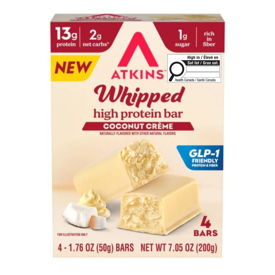 Atkins - Whipped High Protein Bars- Coconut Creme - 4 Bars